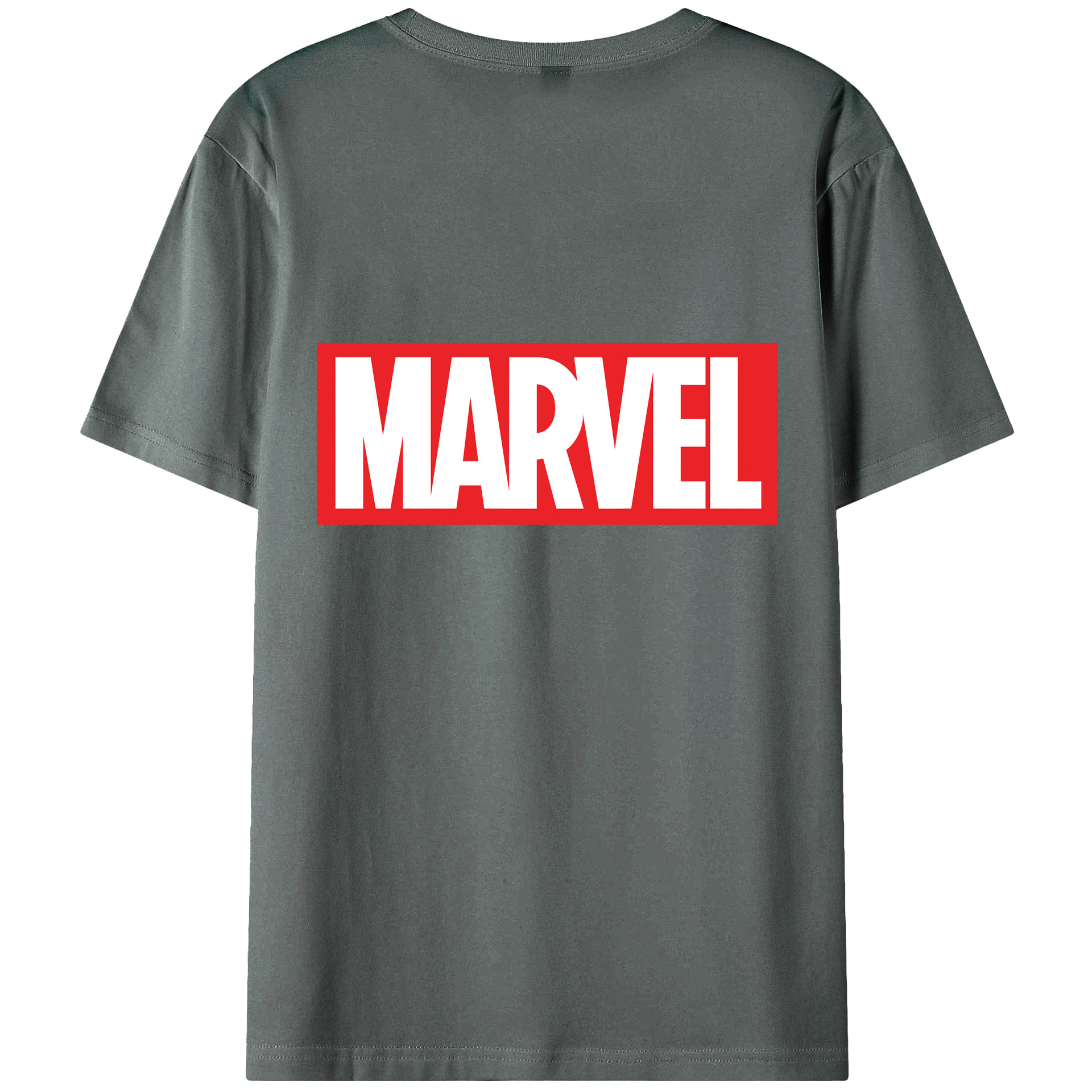 （画像用） アベンジャーズ The Avengers 綿100％ メンズ半袖Tシャツ（バックプリント） 通気性